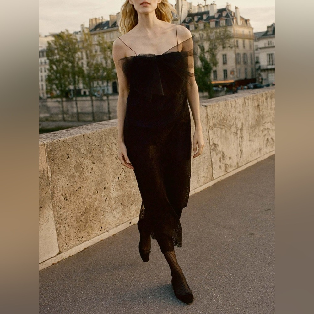Doen Aurina Dress In Black, brand new, never worn, no flaws. - Picture 4 of 16